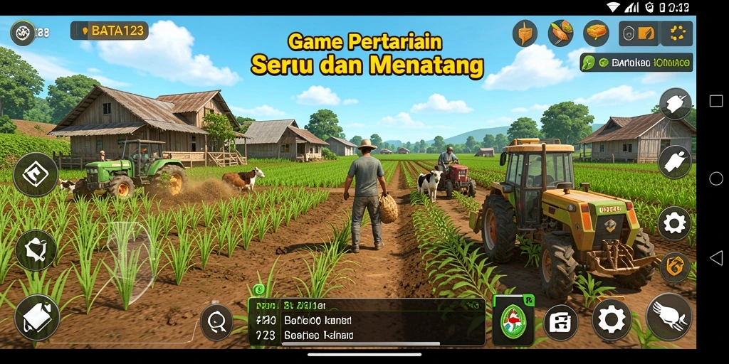 Tampilan gameplay BATA123 yang menarik dan interaktif di dunia pertanian.