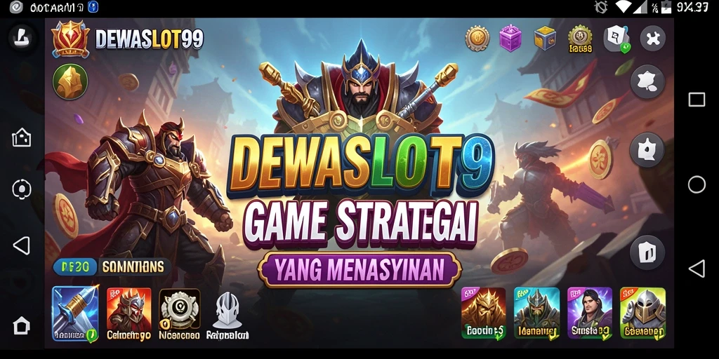 Tangkapan layar DEWASLOT99 menampilkan aksi strategi yang seru dan menegangkan.