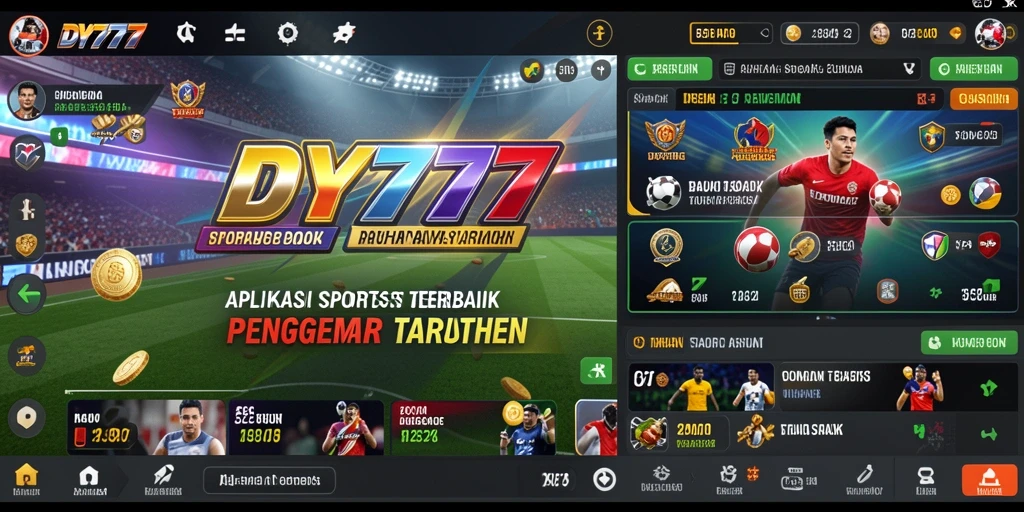 Tampilan gameplay aplikasi Sportsbook DY777 yang menarik.