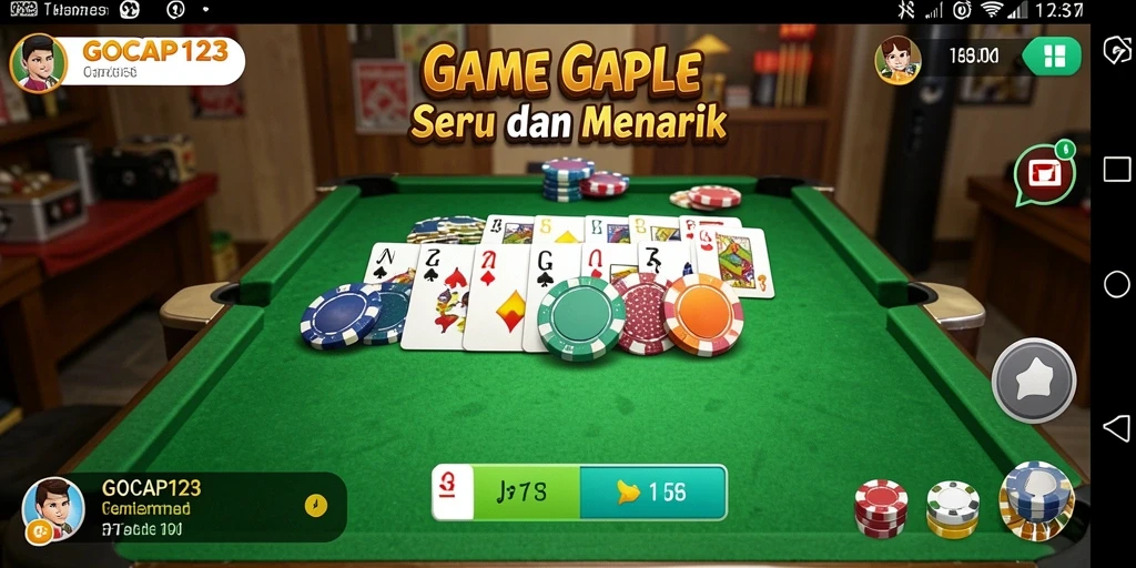 Tampilan gameplay GOCAP123 yang seru dan menantang.