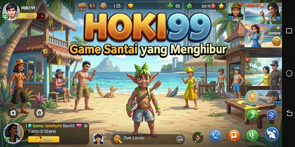 Tangkapan layar HOKI99 menunjukkan gameplay yang seru dan penuh warna.
